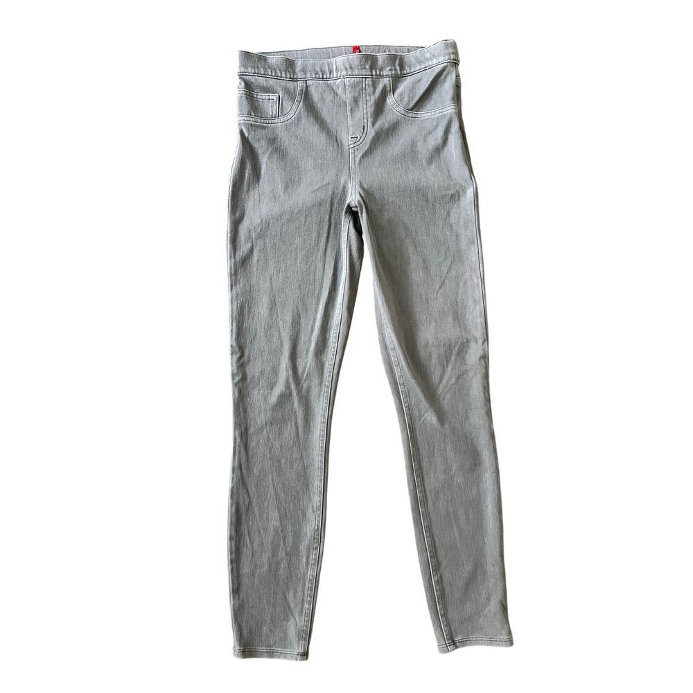Spanx Women's Jean-ish Ankle‎ Leggings Gray Taupe Medium Jeggings Legging Pant
